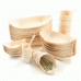 250x Wooden Boats Food Bowls Biodegradable 16.5cm x 8.8cm thumbnail 1