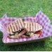 Greaseproof Paper Red Check 28gsm 1/4Cut 200x300mm Ream 200 thumbnail 1