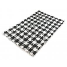Greaseproof Paper Blk Check 28gsm 1/4Cut 200x300mm Ream 200