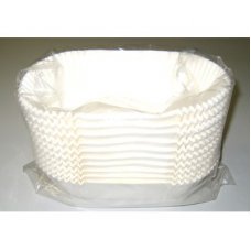 200x Cake Liners 16cm White Rectangle Paper Pan Liner Disposable 160mm x 75mm x 55mm #R13