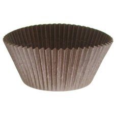 500x Patty Pans Cupcake Muffin Petit Four Cases Liners Brown 45mm x 30mm #408