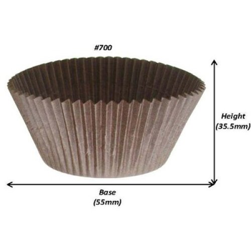 Muffin BROWN #700 (55 x 36mm) Pack 500