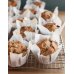 250x Tulip Muffin Liners - White, 9cm x 6cm Cupcake Cases, Baking Wraps thumbnail 1