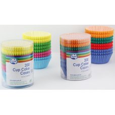 2,400x Patty Pans Cupcake Muffin Petit Four Cases Liners Multi Colour 38mm x 21mm