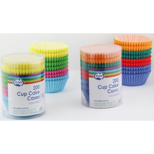 2,400x Patty Pans Cupcake Muffin Petit Four Cases Liners Multi Colour 38mm x 21mm
