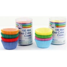 1,200x Patty Pans Cupcake Muffin Petit Four Cases Liners Multi Colour 30mm x 20mm