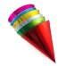 Cone Hats Laser 180mm Astd Colours Bag 50 thumbnail 1