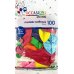 100x Balloons Metallic Multi Coloured 30cm thumbnail 1