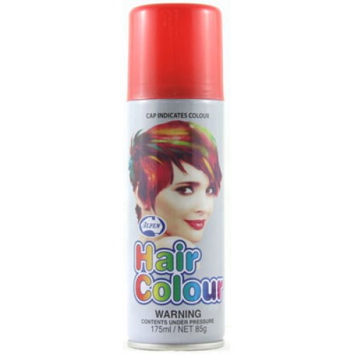 Standard Red Coloured Hair Spray 175ml Can