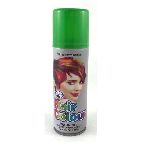 Standard Green Coloured Hair Spray 175ml Can