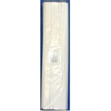 Balloon Sticks White 400 x 5mm Bag 100