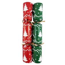 50x 10 inch Paper Christmas Bon Bons in Red and Green