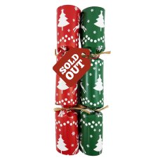 50x 10 inch Paper Christmas Bon Bons in Red and Green