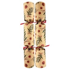 50x 10 inch Paper Christmas Bon Bons in Holly and Berries