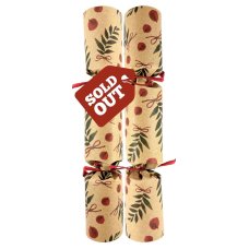 50x 10 inch Paper Christmas Bon Bons in Holly and Berries