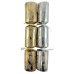50x 10 inch Foil Board Christmas Bon Bons in Gold and Silver thumbnail 1