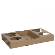 Cup Holder 2or4 Cup Cardboard perforated Ctn 100