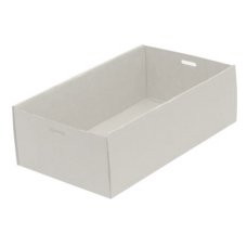 100x Catering Tray Base WHITE EXTRA SMALL 250 x 150 x 80mm