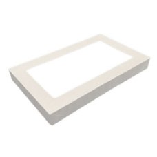 100x Catering Tray Lid WHITE EXTRA SMALL 250 x 150 x 80mm