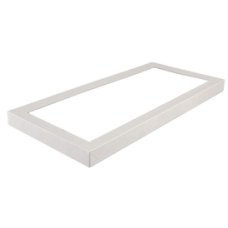 100x Catering Tray Lid White Large 55.8cm x 25.2cm x 8cm