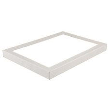 100x Catering Tray Lids X Large White 45cm x 31cm x 3cm