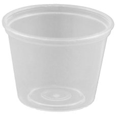 5,000x Sauce Containers Portion Pots 30ml Plastic Clear
