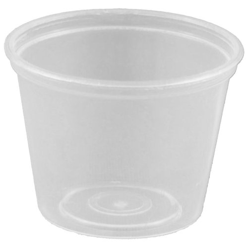5,000x Sauce Containers Portion Pots 30ml Plastic Clear
