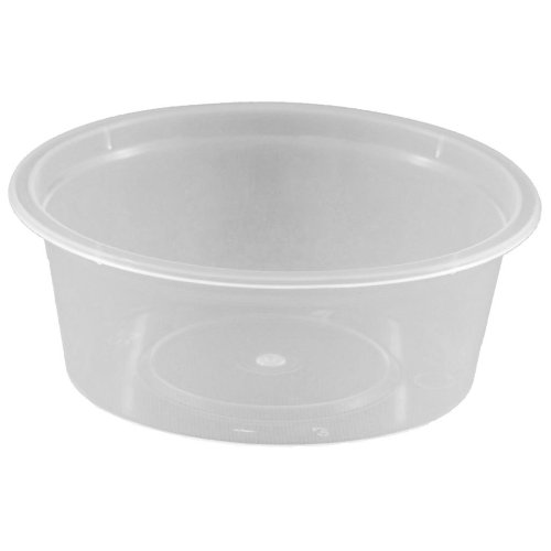1,000x Sauce Containers Portion Pots 70ml Plastic Clear