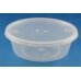 500x Plastic Lids for Sauce Containers and Portion Pots - Flat lids - Clear Plastic - fits 225ml, 280ml, 440ml, 540ml, 700ml Containers thumbnail 1