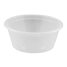 1,000x Sauce Containers Portion Pots 280ml Plastic Clear