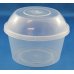 500x Sauce Containers Portion Pots 440ml Plastic Clear thumbnail 2