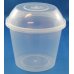 500x Sauce Containers Portion Pots 700ml Plastic Clear thumbnail 2