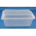 500x Takeaway Plastic Food Storage Containers Disposable Rectangle 750ml Plastic Clear thumbnail 2