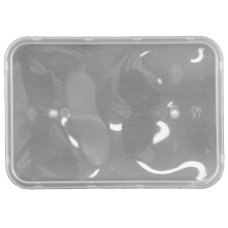 500x Plastic Lids for Takeaway Food Storage Containers - Disposable Rectangle Plastic Clear - fits 500ml, 650ml, 750ml, 1000ml Containers