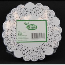 2,000x Doily Round 12.7cm White Laced Doyley Placemat (5inch)