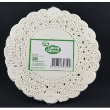 2,000x Doily Round 14cm White Laced Doyley Placemat (5.5inch)