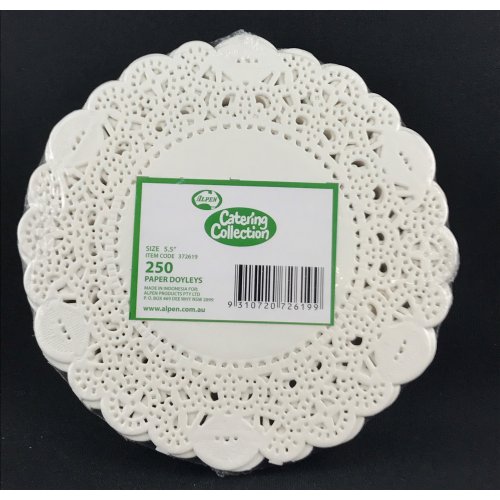 2,000x Doily Round 14cm White Laced Doyley Placemat (5.5inch)