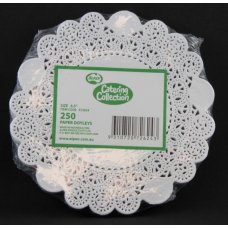 2,000x Doily Round 16.2cm White Laced Doyley Placemat (6.5inch)