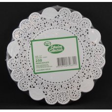 2,000x Doily Round 19cm White Laced Doyley Placemat (7.5inch)