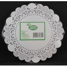 2,000x Doily Round 21.6cm White Laced Doyley Placemat (8.5inch)