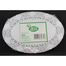 2,000x Doily Oval 26.6cm White Laced Doyley Placemat 190mm x 266mm (5x10.5inch) #2