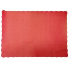 1,000x Placemats Paper Red 34.2cm Table Top 342mm x 240mm (9.5x13.5in)