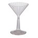 96x Martini Cocktail Glasses 175ml Clear Plastic thumbnail 1
