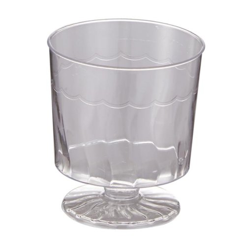 240x Wine Tasting Glasses 45ml Clear Plastic