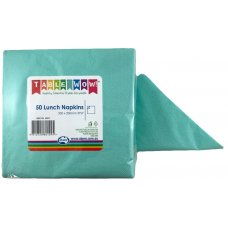300x Napkins Mint Green 33cm Cocktail Lunch Snacks Coasters 2ply