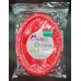 80x Plates Oval Red Reusable Plastic Lunch Picnic Dinner 31.5cm x 24.5cm thumbnail 1