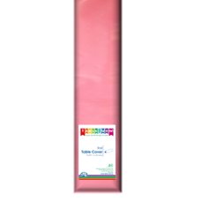 1x 30m Table Cover Roll Light Pink Plastic Reusable Recyclable 1.2m x 30m