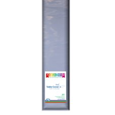 1x 30m Table Cover Roll Light Blue Plastic Reusable Recyclable 1.2m x 30m