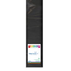 1x 30m Table Cover Roll Black Plastic Reusable Recyclable 1.2m x 30m