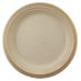 100x Sugar Cane Plates 18cm Round Natural Gold Rim Compostable Biodegradable thumbnail 4